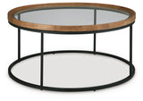 Noraluna Medium Brown Coffee Table by Ashley at Eve Furniture