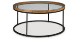 Noraluna Medium Brown Coffee Table by Ashley at Eve Furniture