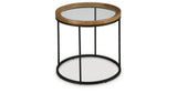 Noraluna Medium Brown End Table by Ashley at Eve Furniture