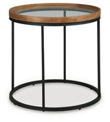 Noraluna Medium Brown End Table by Ashley at Eve Furniture
