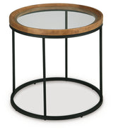 Noraluna Medium Brown End Table by Ashley at Eve Furniture
