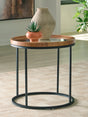 Noraluna Medium Brown End Table by Ashley at Eve Furniture