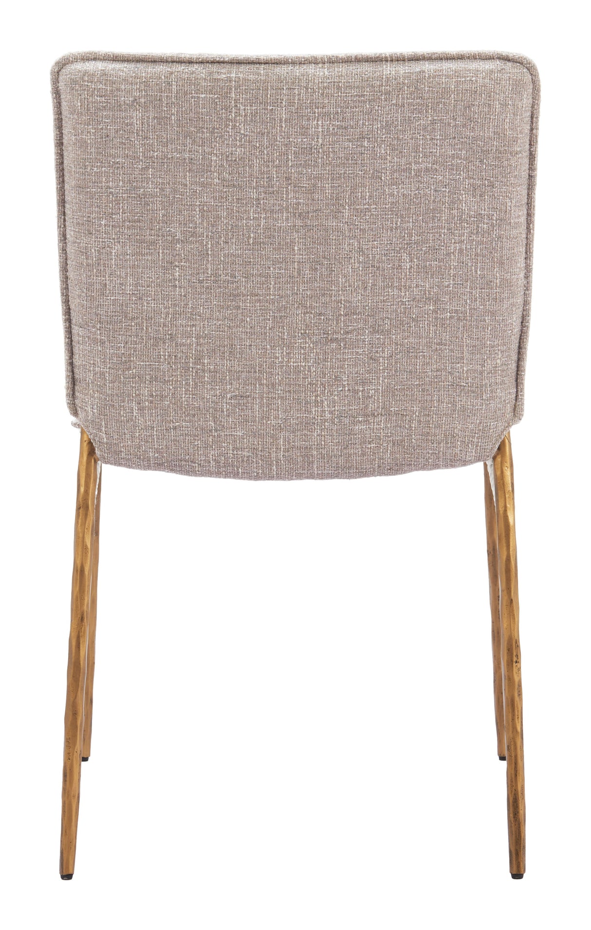 Nordvest Beige & Gold Dining Chair by Zuomod at Eve Furniture