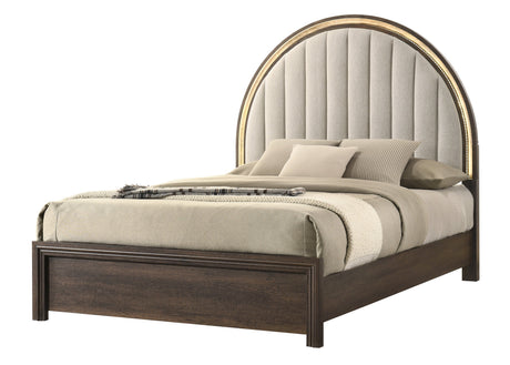 Noreen Brown LED Bedroom Set by Crown Mark at Eve Furniture
