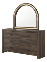 Noreen Brown LED Bedroom Set by Crown Mark at Eve Furniture
