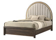 Noreen Brown LED King Bed by Crown Mark at Eve Furniture
