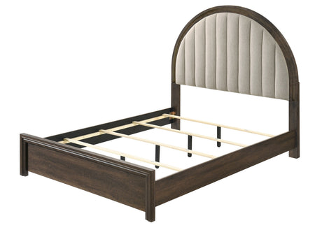 Noreen Brown LED Queen Bed by Crown Mark at Eve Furniture