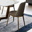 Norelli Gold/Taupe Side Chair Set of 2 by Furniture of America at Eve Furniture