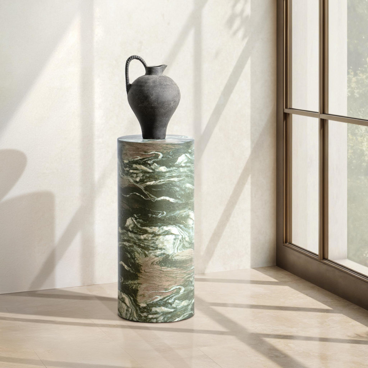 Norfolk Round Display Pedestal by Classic Home at Eve Furniture