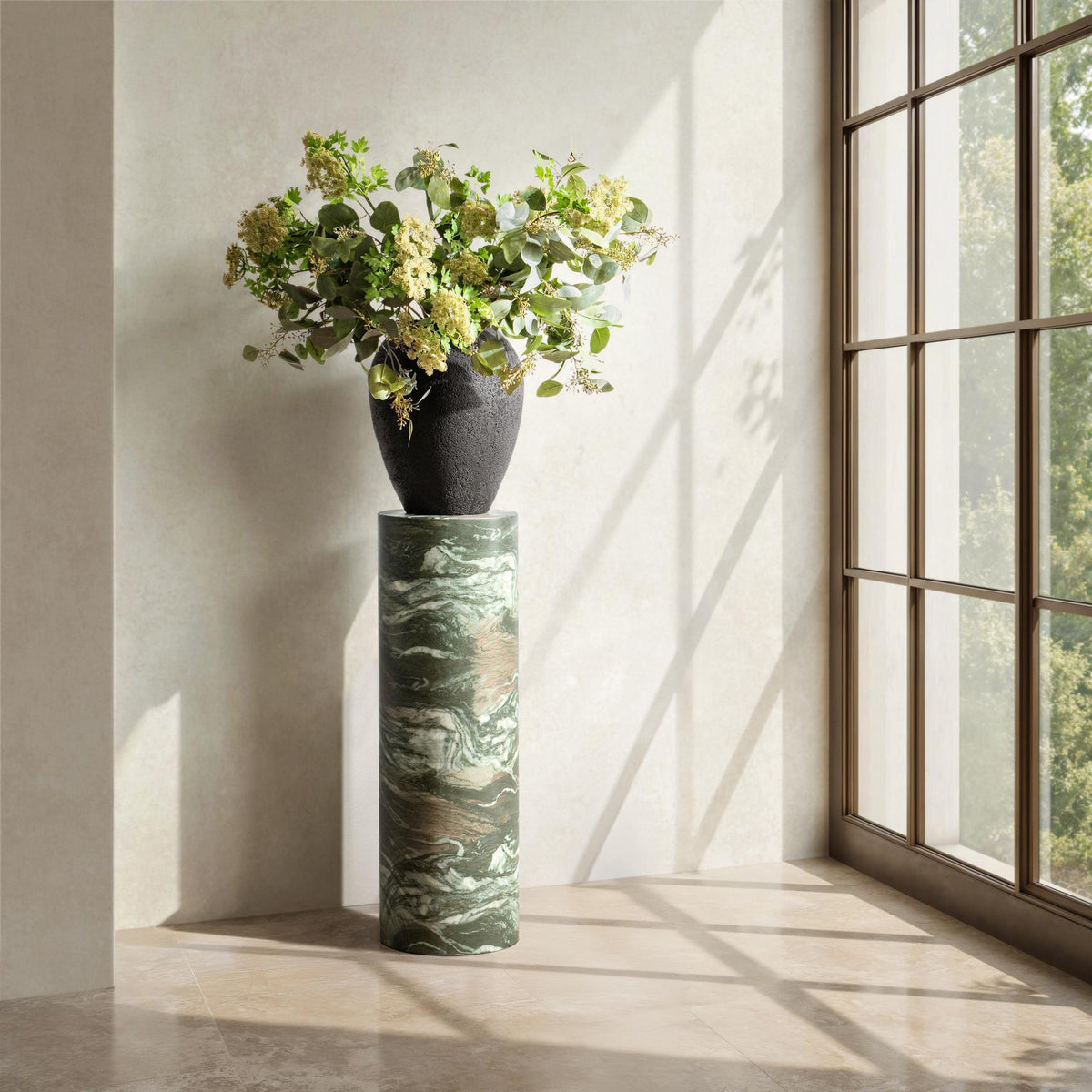 Norfolk Round Display Pedestal by Classic Home at Eve Furniture