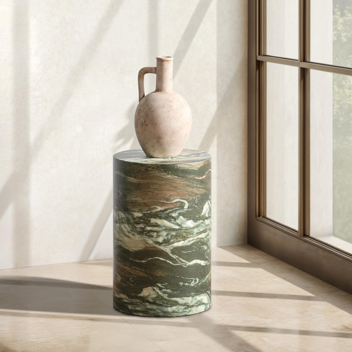 Norfolk Round Stand by Classic Home at Eve Furniture