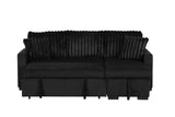 Nori Black Sofa Chaise by New Era Innovations at Eve Furniture