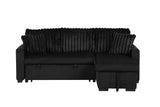 Nori Black Sofa Chaise by New Era Innovations at Eve Furniture