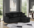 Nori Black Sofa Chaise by New Era Innovations at Eve Furniture