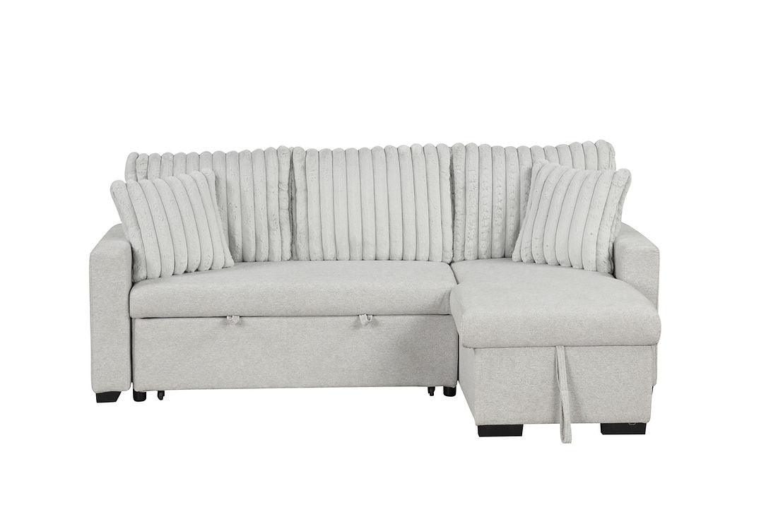 Nori Grey Sofa Chaise by New Era Innovations at Eve Furniture