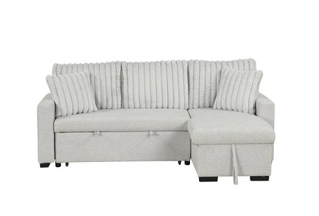 Nori Grey Sofa Chaise by New Era Innovations at Eve Furniture