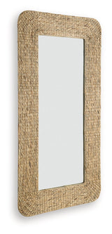 Norigan Natural Floor Mirror by ASHLEY FURNITURE at Eve Furniture