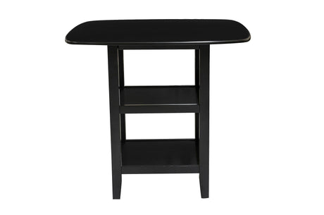 Norman Black 5-Piece Counter Height Set by Homelegance at Eve Furniture