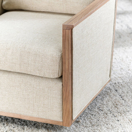 Norman Swivel Chair - Natural by Classic Home at Eve Furniture