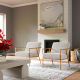 Norrebro Beige Frost Accent Chair by Zuomod at Eve Furniture