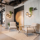 Norrebro Beige Frost Accent Chair by Zuomod at Eve Furniture