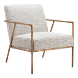 Norrebro Beige Frost Accent Chair by Zuomod at Eve Furniture