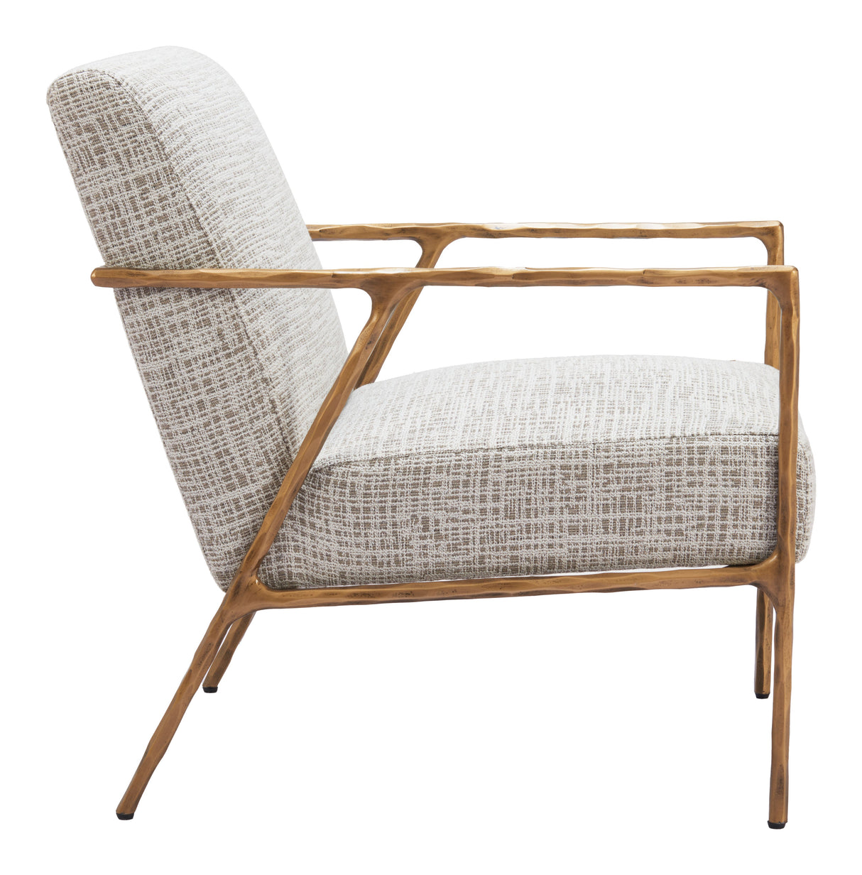 Norrebro Beige Frost Accent Chair by Zuomod at Eve Furniture