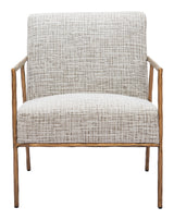 Norrebro Beige Frost Accent Chair by Zuomod at Eve Furniture