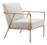 Norrebro Beige Frost Accent Chair by Zuomod at Eve Furniture