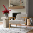 Norrebro Beige Frost Accent Chair by Zuomod at Eve Furniture