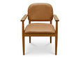 Norrie Brown Leather Dining Chair by MOES at Eve Furniture