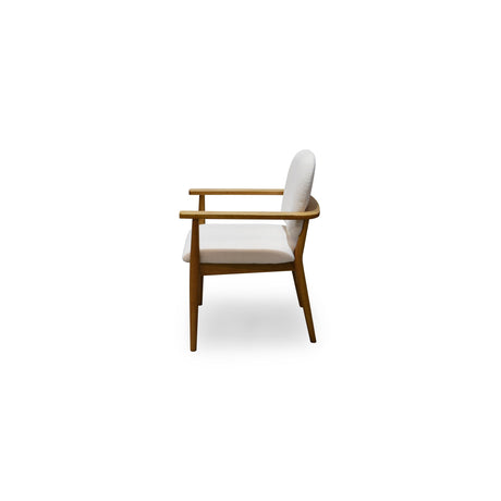 Norrie Cream Dining Chair by MOES at Eve Furniture
