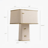 Norte Linen Table Lamp by Co.House Designs at Eve Furniture