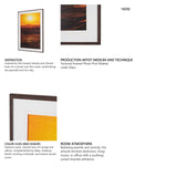 North Shore Layers by Stefan and Audrey Textured Framed Photo Print Matted under Glass by Mercana at Eve Furniture