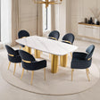 Northall White/Gold/Black 7-Piece Dining Room Set by Furniture of America at Eve Furniture