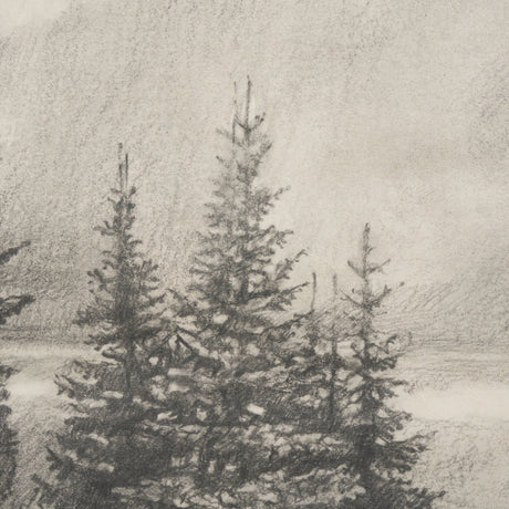 Northern Forest I by Mercana Studio a Hand Embelished Textured Framed Art Print by Mercana at Eve Furniture