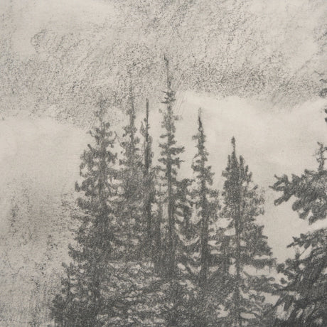 Northern Forest II by Mercana Studio a Hand Embelished Textured Framed Art Print by Mercana at Eve Furniture