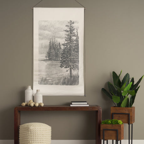 Northern Forest II by Mercana Studio a Hand Embelished Textured Framed Art Print by Mercana at Eve Furniture