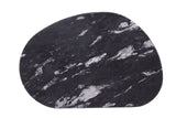 Northwich Black/Gray/Matte Gold Oval Coffee Table