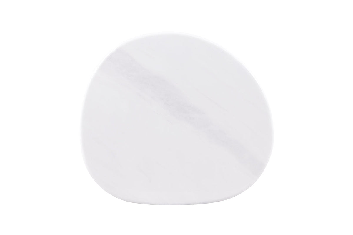 Northwich White/Matte Gold Side Table by Furniture of America at Eve Furniture