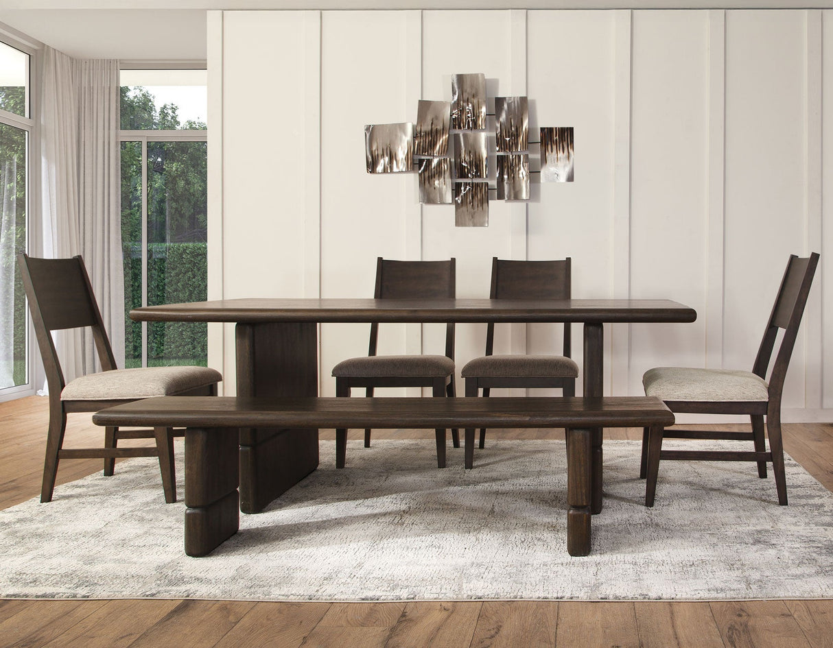 Norvell Dark Espresso Dining Room Set by Steve Silver at Eve Furniture