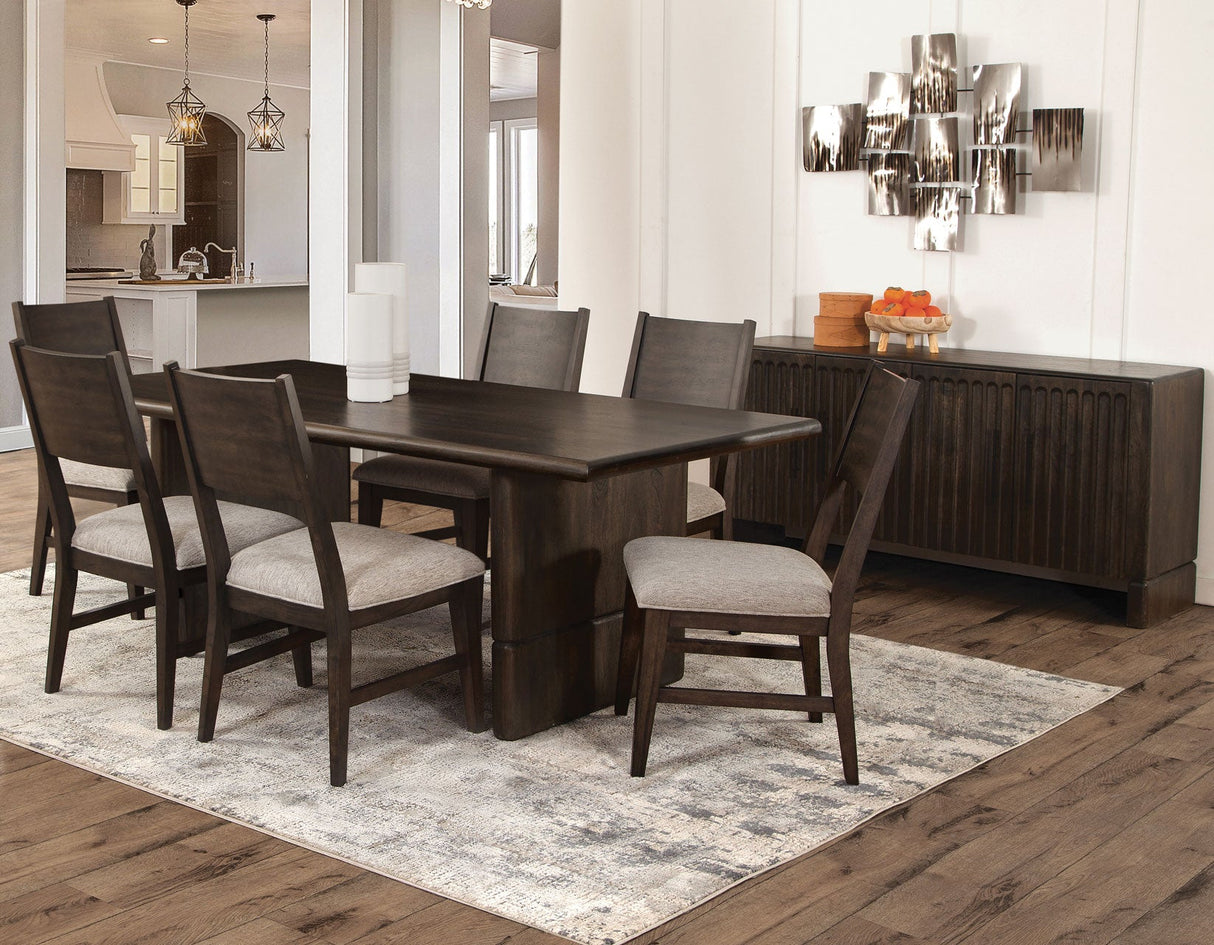 Norvell Dark Espresso Side Chair, Set of 2 by Steve Silver at Eve Furniture