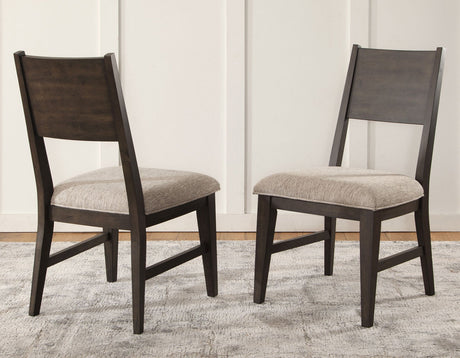 Norvell Dark Espresso Side Chair, Set of 2 by Steve Silver at Eve Furniture