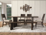 Norvell Dark Espresso Solid Wood 78″ Table by Steve Silver at Eve Furniture