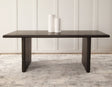 Norvell Dark Espresso Solid Wood 78″ Table by Steve Silver at Eve Furniture