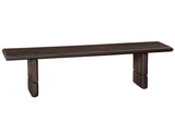 Norvell Dark Espresso Solid Wood Bench by Steve Silver at Eve Furniture