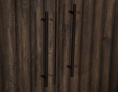 Norvell Dark Walnut 4-Door Sideboard by Steve Silver at Eve Furniture