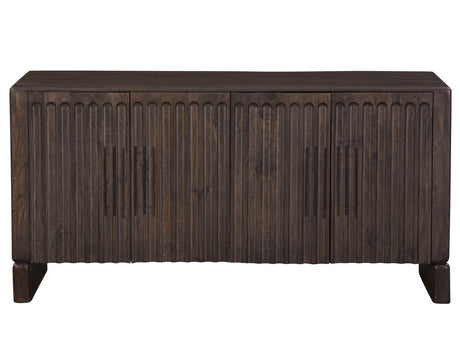 Norvell Dark Walnut 4-Door Sideboard by Steve Silver at Eve Furniture