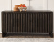 Norvell Dark Walnut 4-Door Sideboard by Steve Silver at Eve Furniture