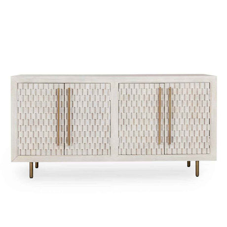 Norwood 4 Door Buffet - Coastal White by Classic Home at Eve Furniture